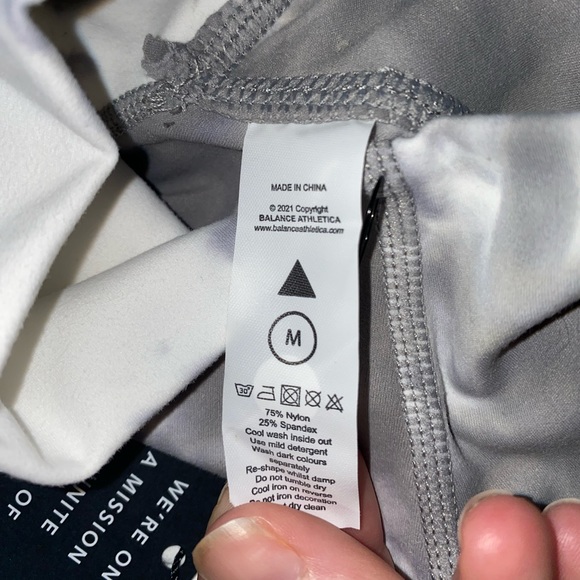 COPY - Balance Athletica Cloud Pant- Cyclone. Size M. - Picture 3 of 4